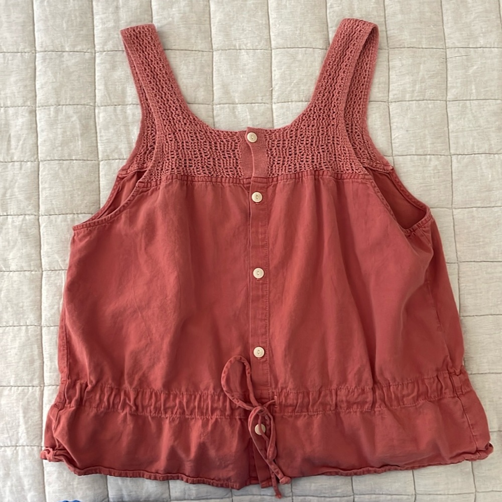 Rudy Jude Eddie top in rust, size S.